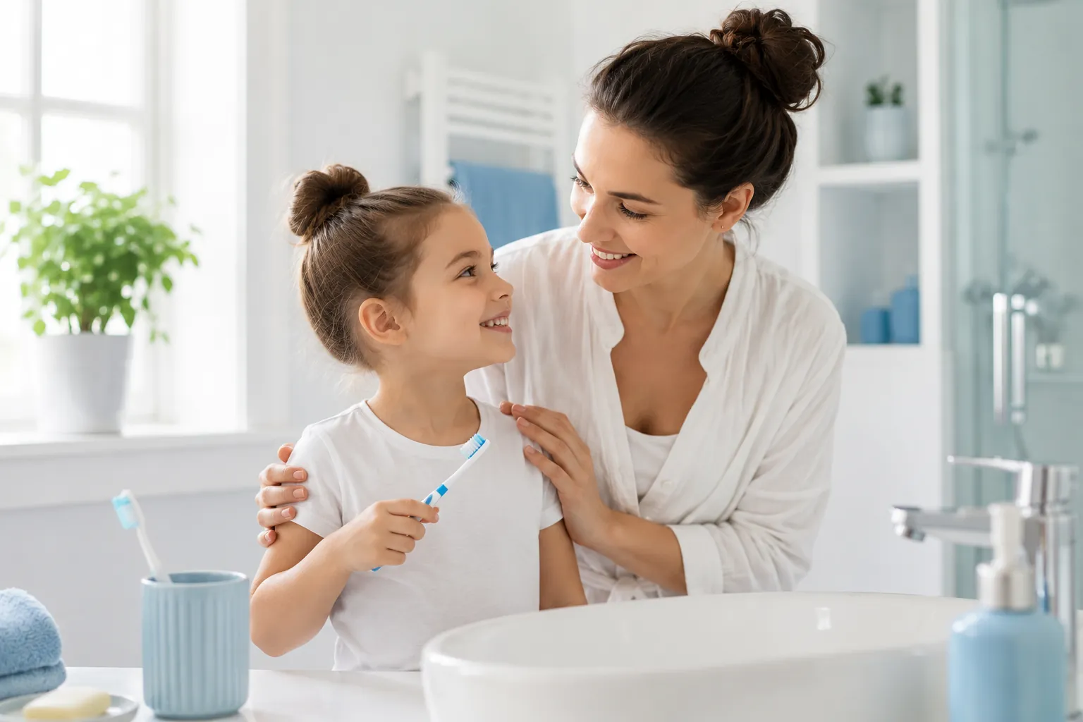 Children brushing habits