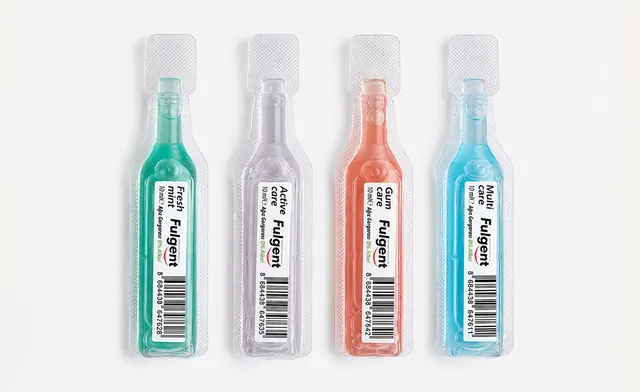 Fulgent 10 ml tek kullanımlık gargara saşeleri