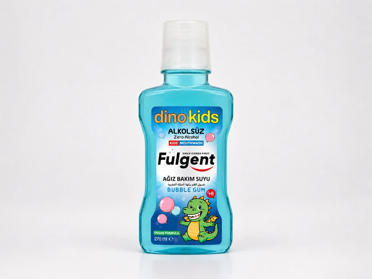 Dino Kids Bubble Gum Mouthwash