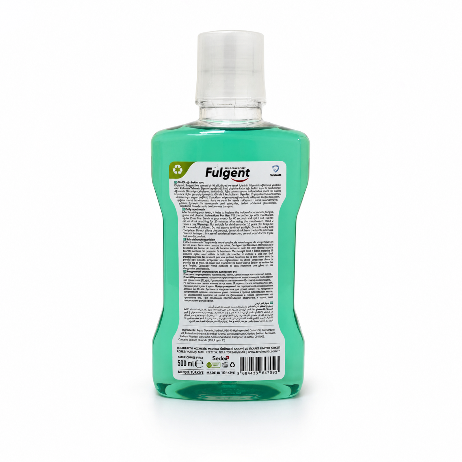 Back label